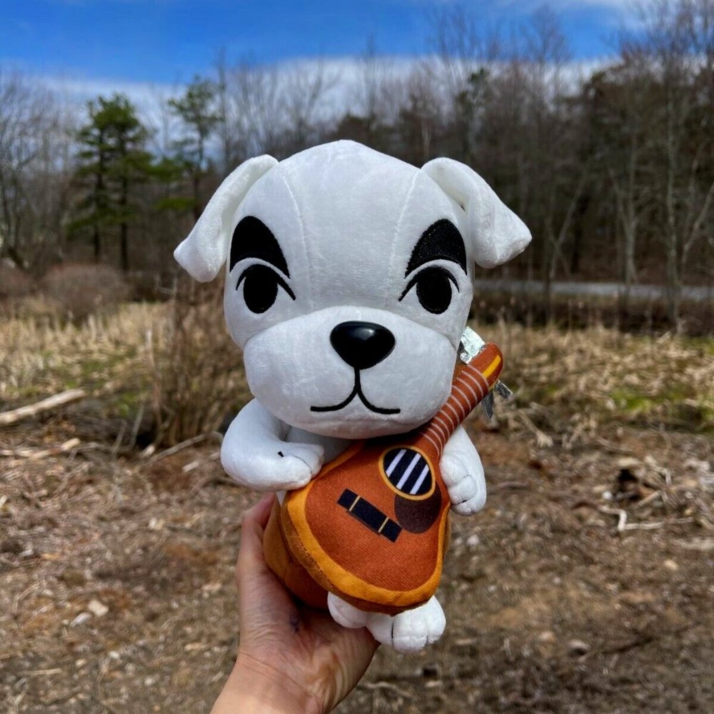 Animal Crossing New Horizons K.K Slider White Dog Plush Toy Stuffed Doll